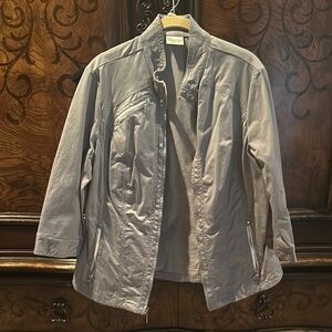 Zenergy by Chicos Gray Jacket